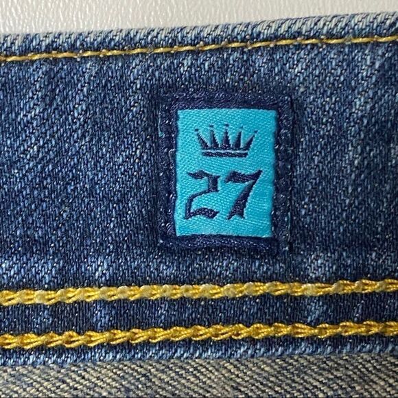 Sang Real | Factory Distressed Boot Cut Jeans - Picture 5 of 11